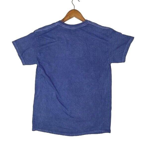 Nirvana Vintage Style Smile Back Short Sleeve Unisex T Shirt Crew Neck M Blue - Picture 11 of 12